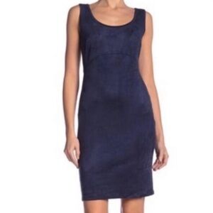 Philosophy Faux Suede Knee Length Dress size 6 NWT